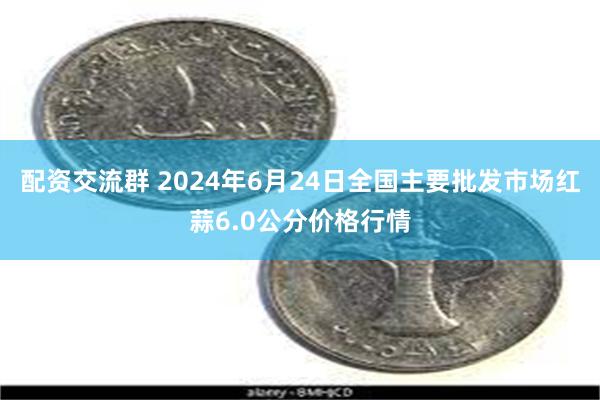 配资交流群 2024年6月24日全国主要批发市场红蒜6.0公分价格行情