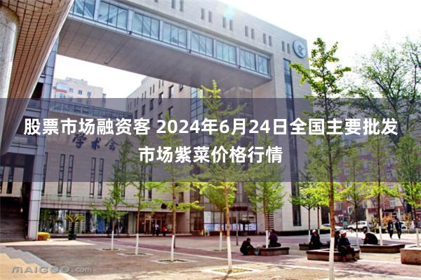 股票市场融资客 2024年6月24日全国主要批发市场紫菜价格行情