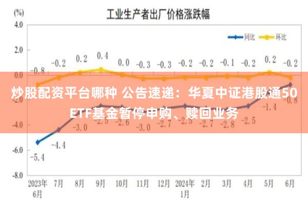 炒股配资平台哪种 公告速递：华夏中证港股通50ETF基金暂停申购、赎回业务