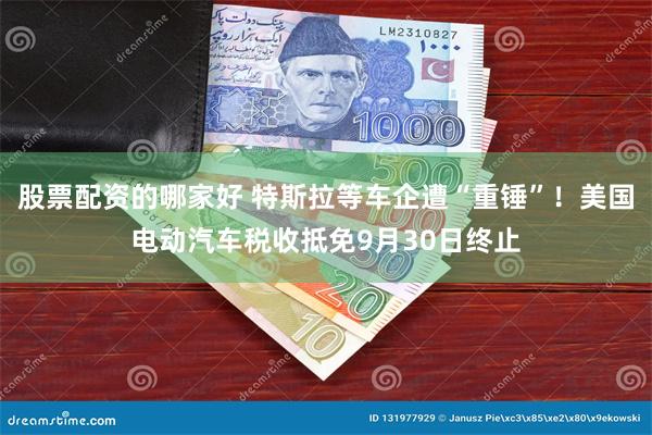股票配资的哪家好 特斯拉等车企遭“重锤”！美国电动汽车税收抵免9月30日终止