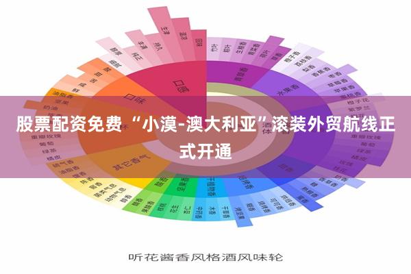 股票配资免费 “小漠-澳大利亚”滚装外贸航线正式开通